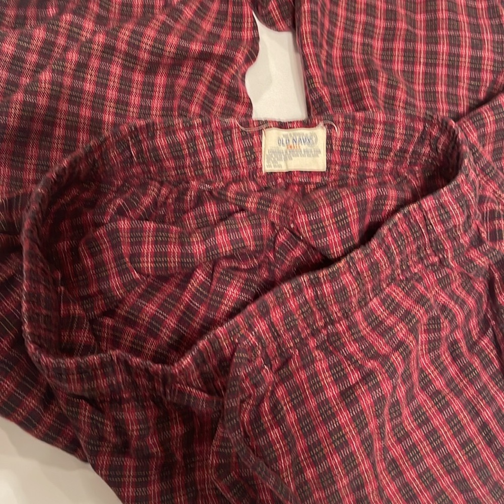 Old Navy Red Plaid Pajama Pants - Picture 5 of 8